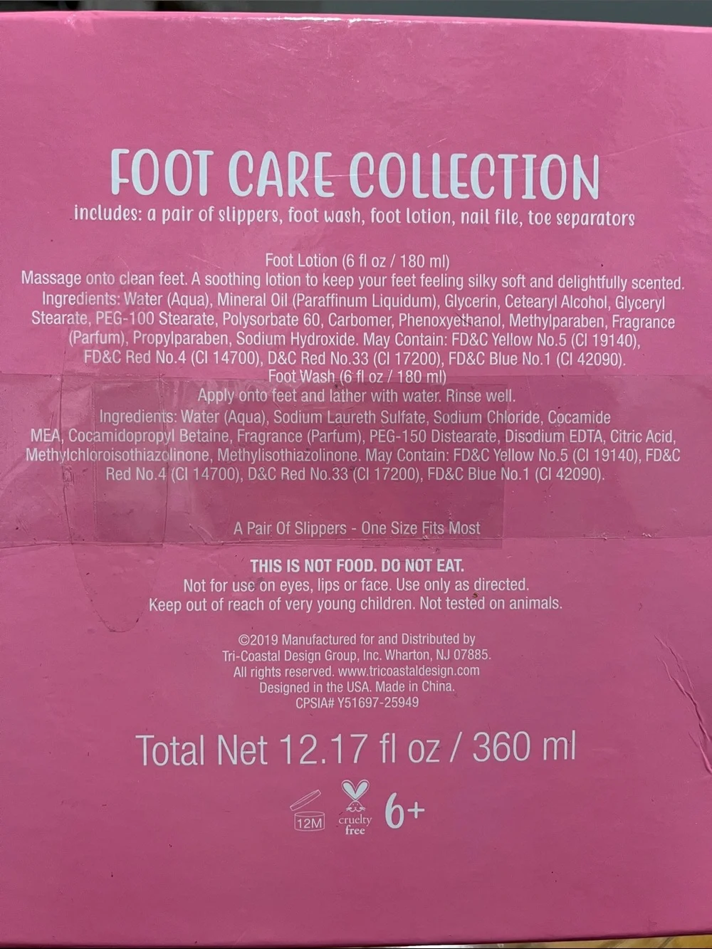 Unbranded Kids Unicorn Foot Care Set - White & Pink